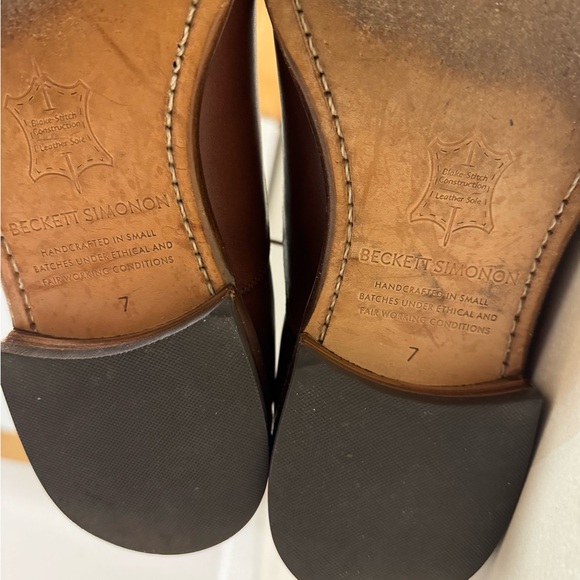Beckett Simonon Dean Oxfords Full Grain Leather Oak Color Size 7 US Men’s main image 7